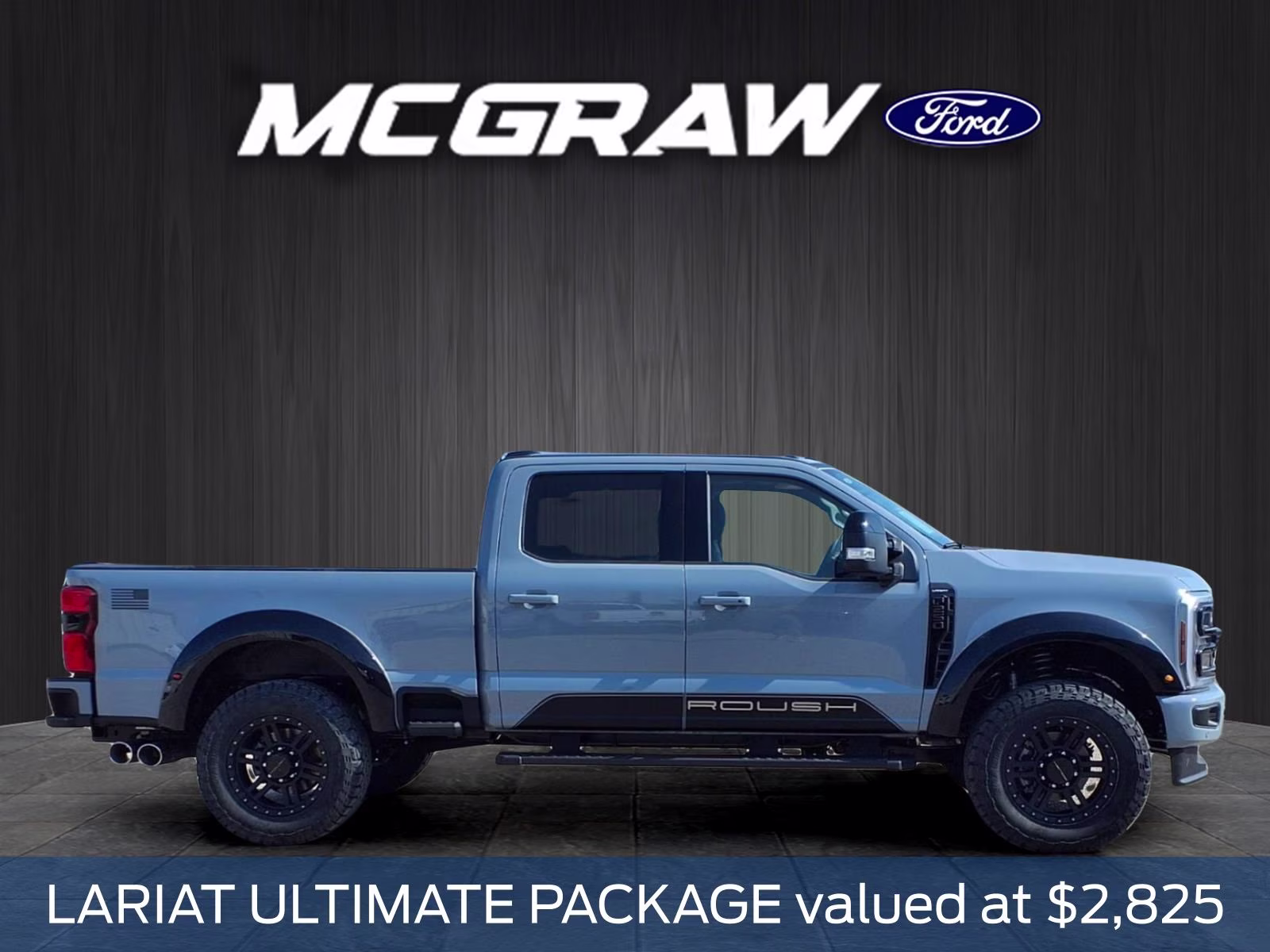 2026 Gray Metallic Ford Super Duty F-250 SRW ROUSH 4X4 Truck