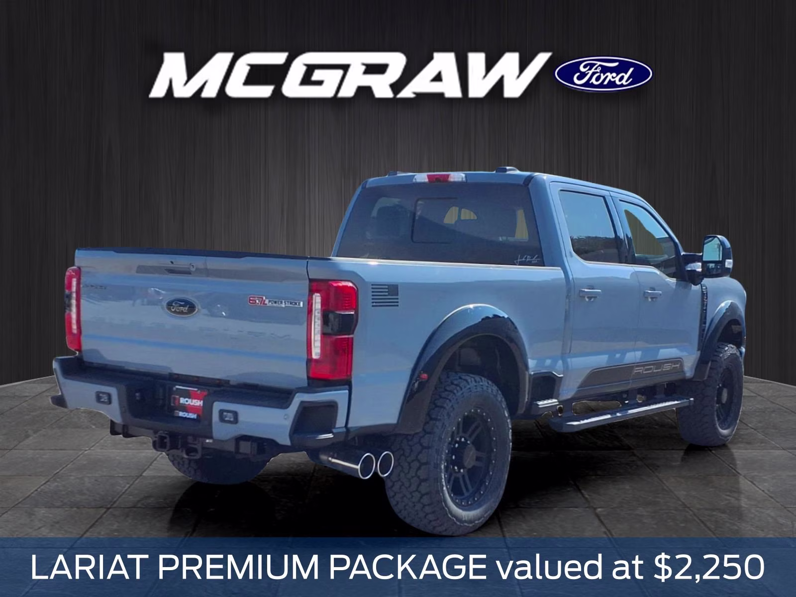 2026 Gray Metallic Ford Super Duty F-250 SRW ROUSH 4X4 Truck