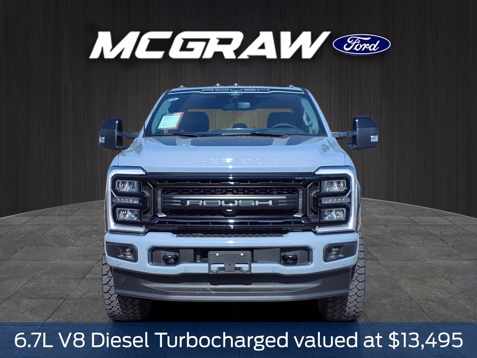 2026 Gray Metallic Ford Super Duty F-250 SRW ROUSH 4X4 Truck