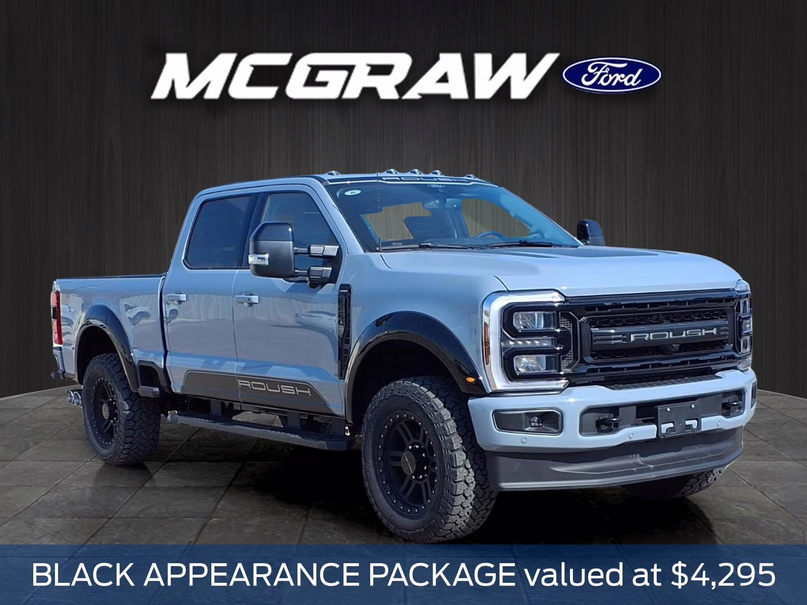 2026 Gray Metallic Ford Super Duty F-250 SRW ROUSH 4X4 Truck