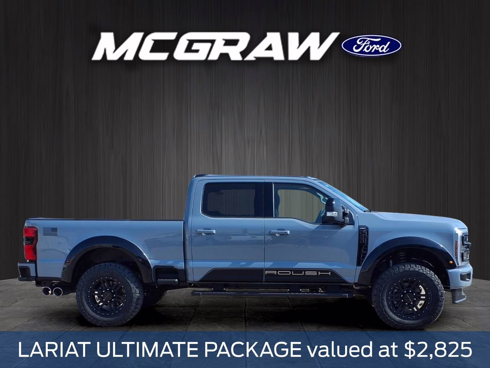 2026 Gray Metallic Ford Super Duty F-250 SRW ROUSH 4X4 Truck