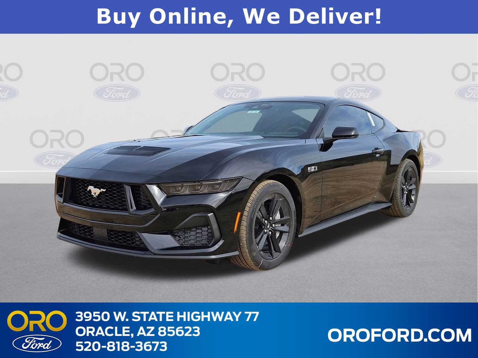 2026 Shadow Black Ford Mustang GT RWD Coupe