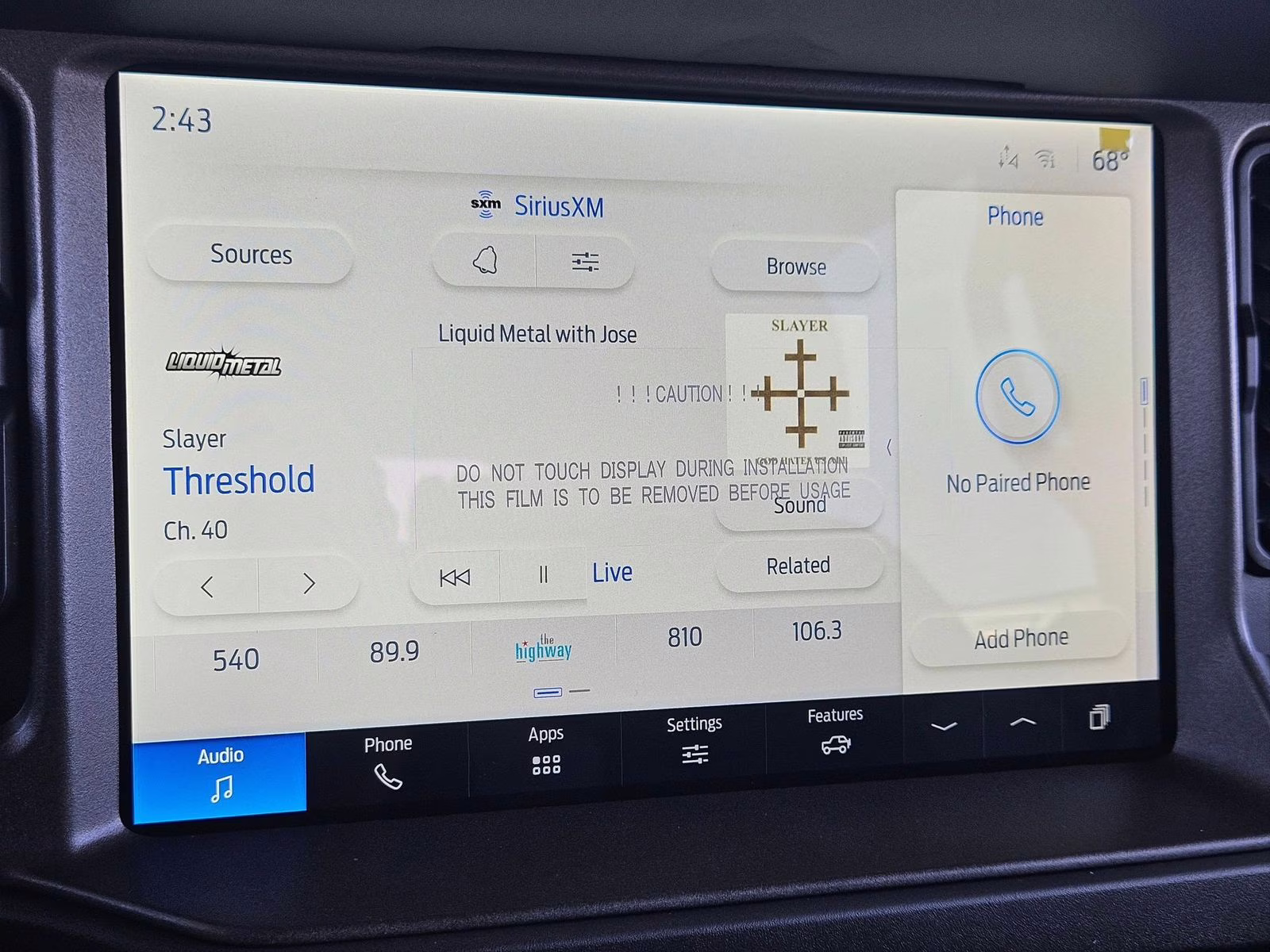 2025 Gray Metallic Ford Bronco Base 4X4 SUV