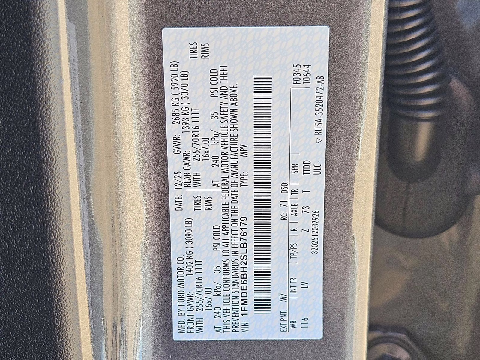 2025 Gray Metallic Ford Bronco Base 4X4 SUV