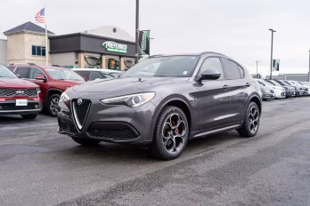 2022 Vesuvio Gray Metallic Alfa Romeo Stelvio Ti AWD SUV