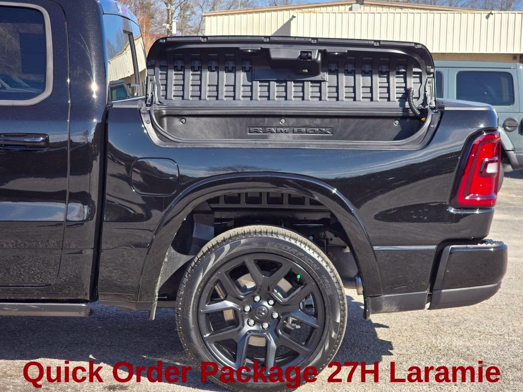 2026 Diamond Black Crystal Pearlcoat Ram 1500 Laramie 4X4 Truck