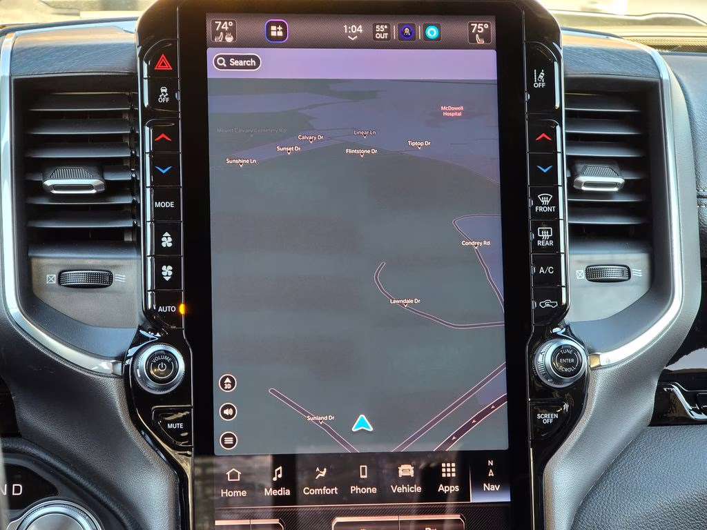 2026 Diamond Black Crystal Pearlcoat Ram 1500 Laramie 4X4 Truck