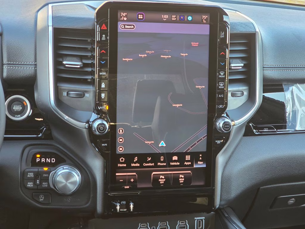 2026 Diamond Black Crystal Pearlcoat Ram 1500 Laramie 4X4 Truck