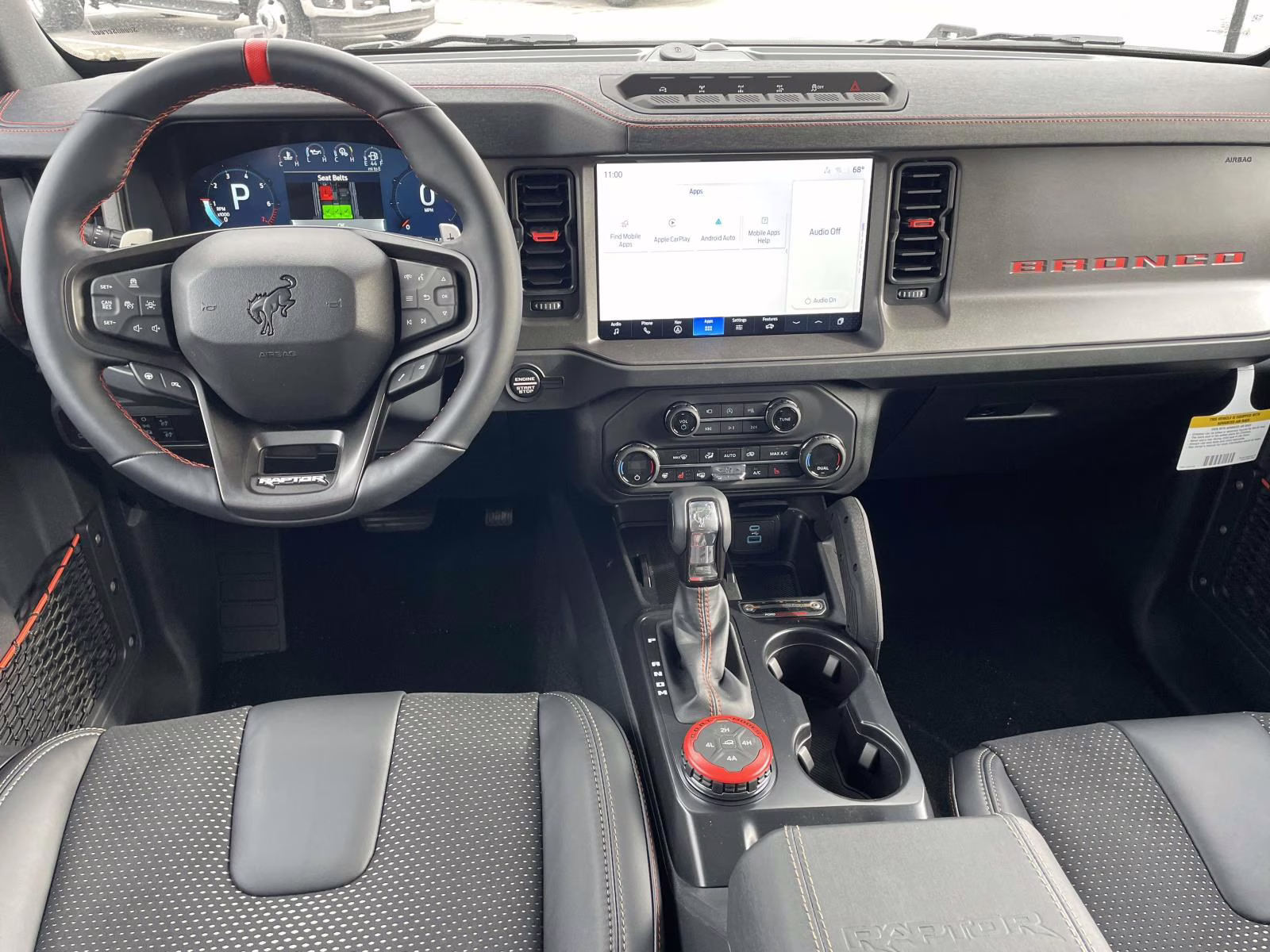 2025 Shadow Black Ford Bronco Raptor 4X4 SUV