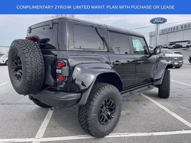 2025 Shadow Black Ford Bronco Raptor 4X4 SUV