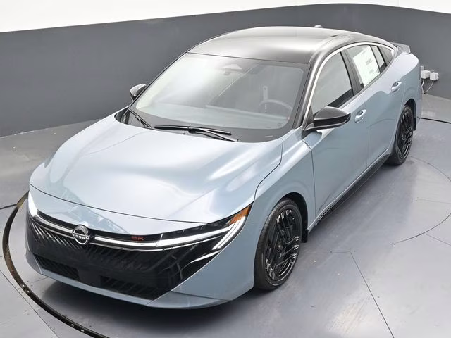 2026 Atlantic Gray/Super Black Nissan Sentra SR FWD Sedan