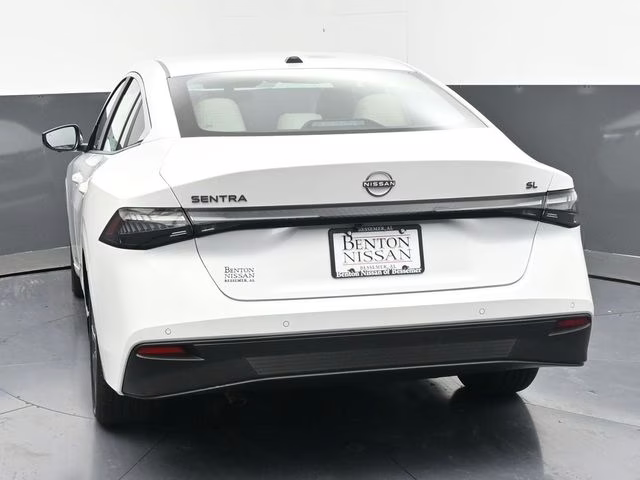 2026 Aspen White Tricoat Nissan Sentra SL FWD Sedan