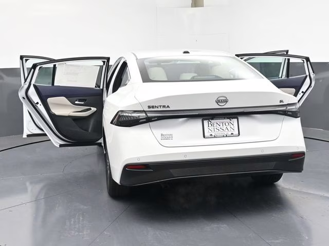 2026 Aspen White Tricoat Nissan Sentra SL FWD Sedan