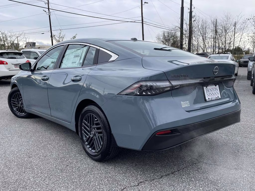 2026 Atlantic Gray Metallic Nissan Sentra SV FWD Sedan