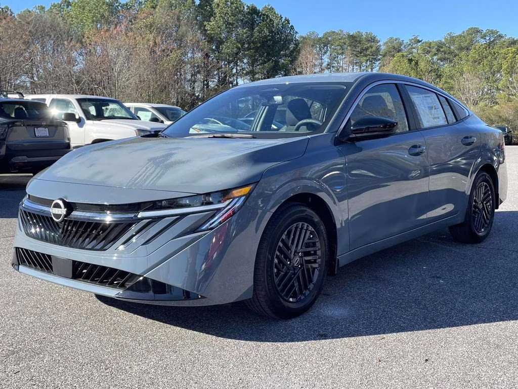2026 Atlantic Gray Metallic Nissan Sentra SV FWD Sedan