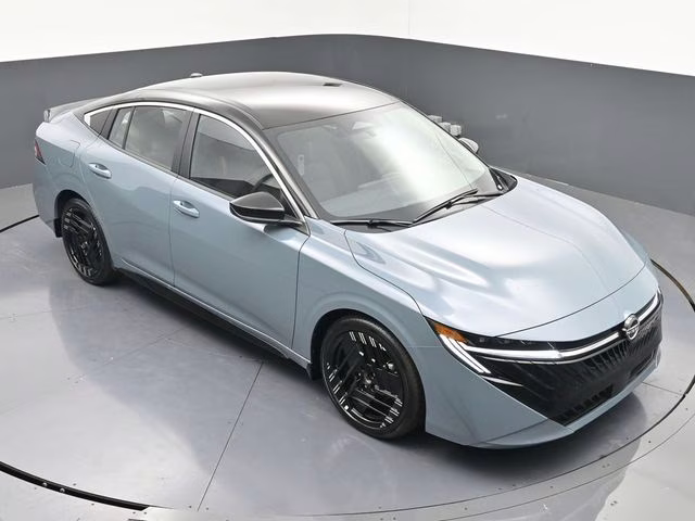 2026 Atlantic Gray/Super Black Nissan Sentra SR FWD Sedan