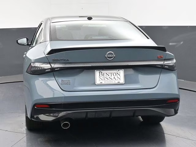 2026 Atlantic Gray/Super Black Nissan Sentra SR FWD Sedan