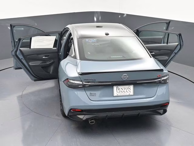 2026 Atlantic Gray/Super Black Nissan Sentra SR FWD Sedan