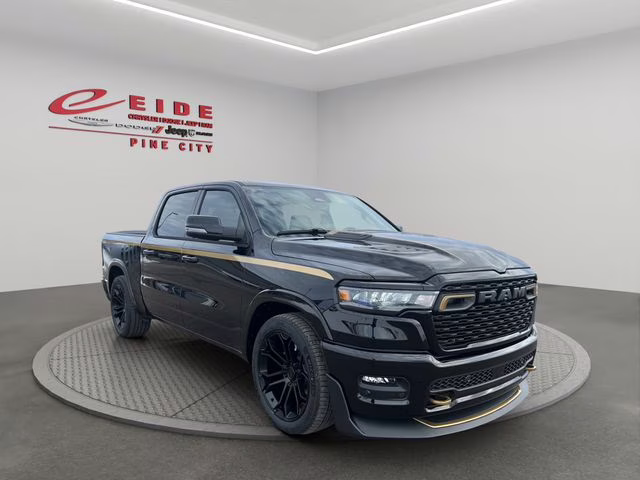 2026 Diamond Black Crystal Pearlcoat Ram 1500 Big Horn Night Edition Direct Connection 650 4X4 Truck