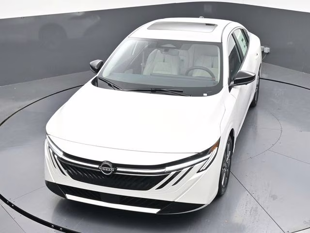 2026 Aspen White Tricoat Nissan Sentra SL FWD Sedan