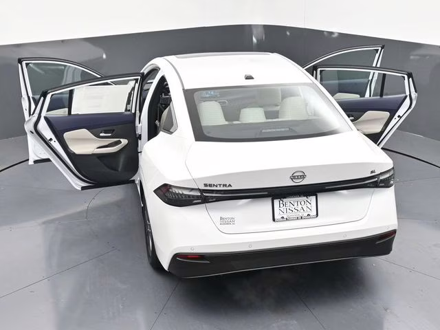 2026 Aspen White Tricoat Nissan Sentra SL FWD Sedan