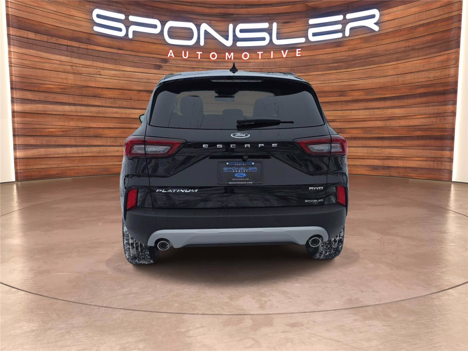 2026 Agate Black Ford Escape Platinum AWD SUV