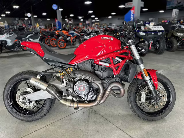 2019 RED Ducati Monster 821 Ducati Red Motorcycle