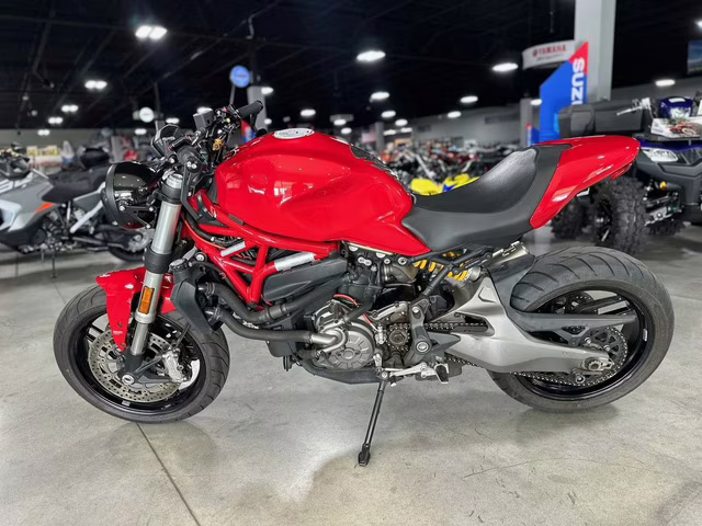 2019 RED Ducati Monster 821 Ducati Red Motorcycle