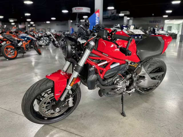 2019 RED Ducati Monster 821 Ducati Red Motorcycle
