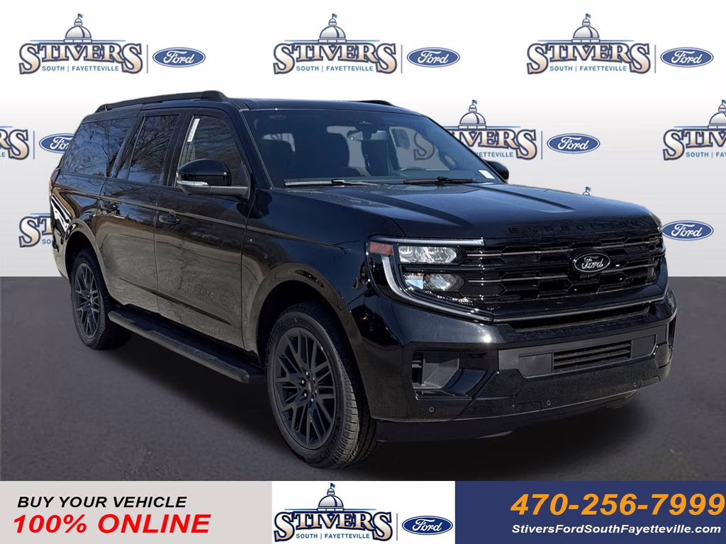 2026 Black Metallic Ford Expedition Max Platinum 4X4 SUV
