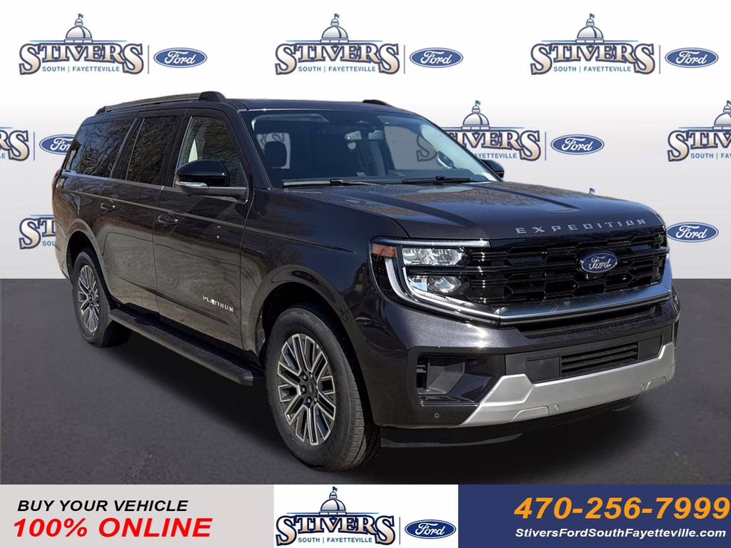 2026 Gray Metallic Ford Expedition Max Platinum 4X4 SUV