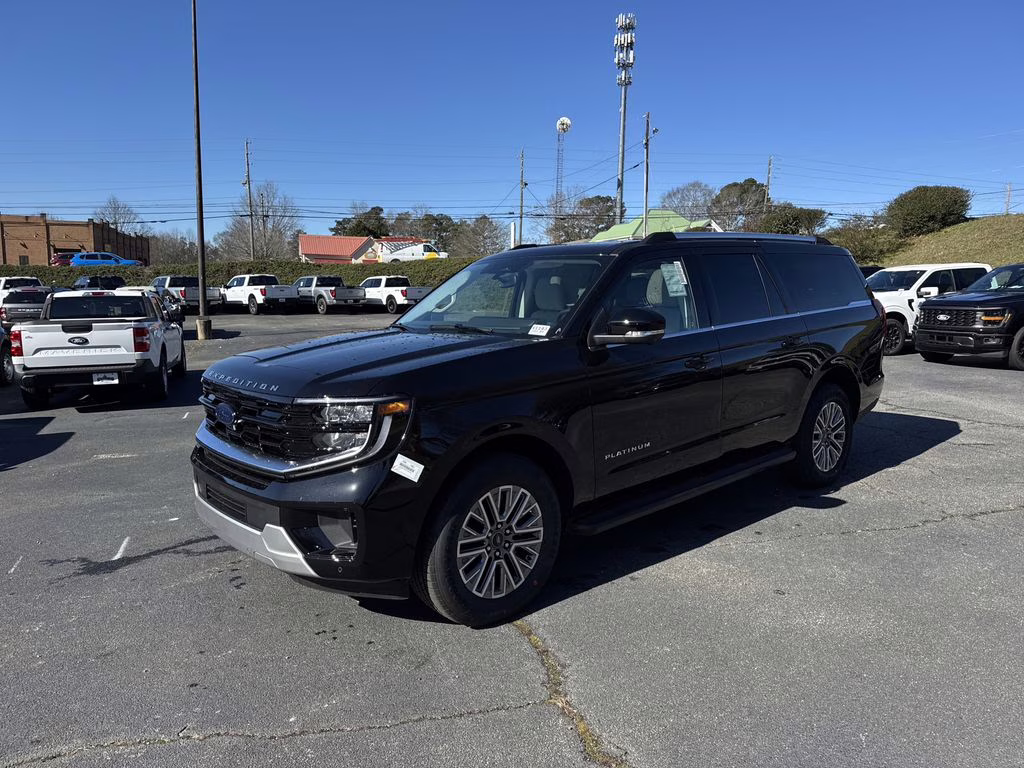 2026 Black Metallic Ford Expedition Max Platinum 4X4 SUV