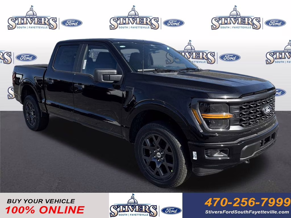 2026 Black Metallic Ford F-150 STX 4X4 Truck