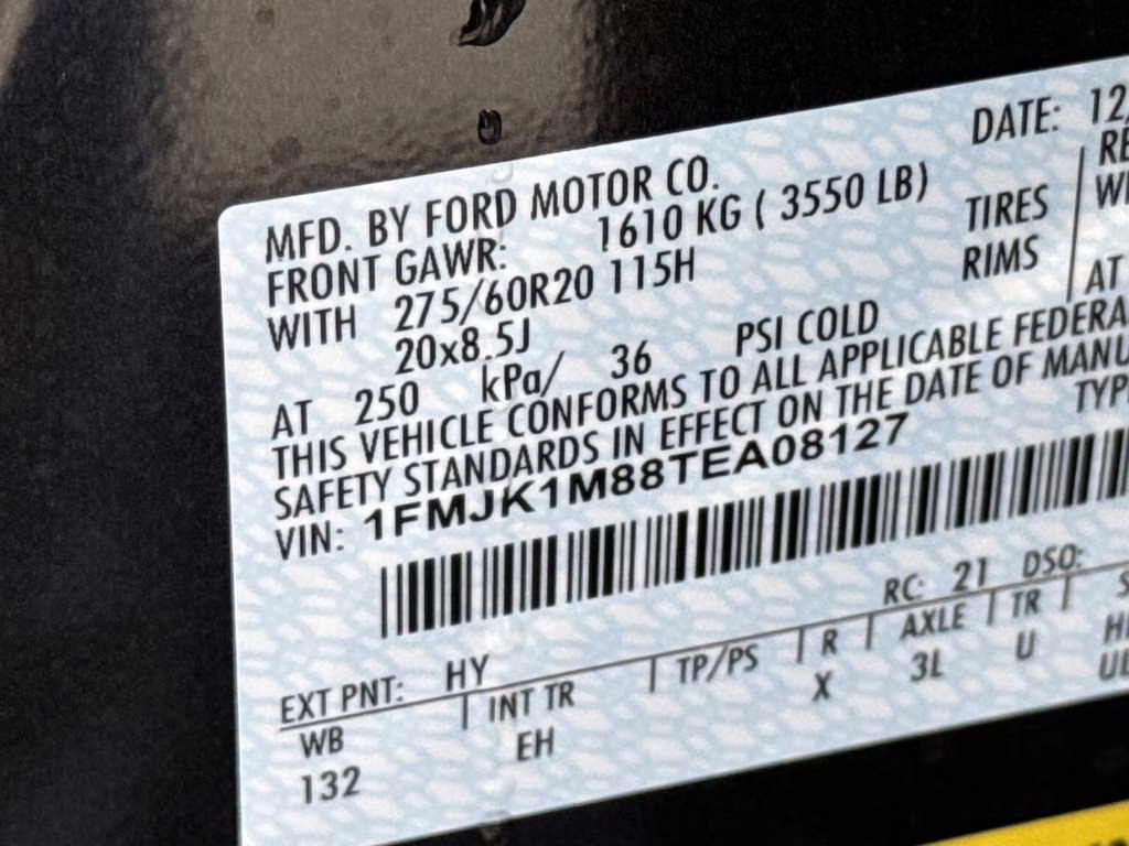 2026 Gray Metallic Ford Expedition Max Platinum 4X4 SUV