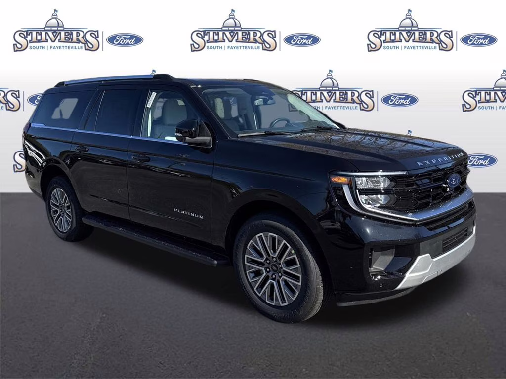 2026 Black Metallic Ford Expedition Max Platinum 4X4 SUV