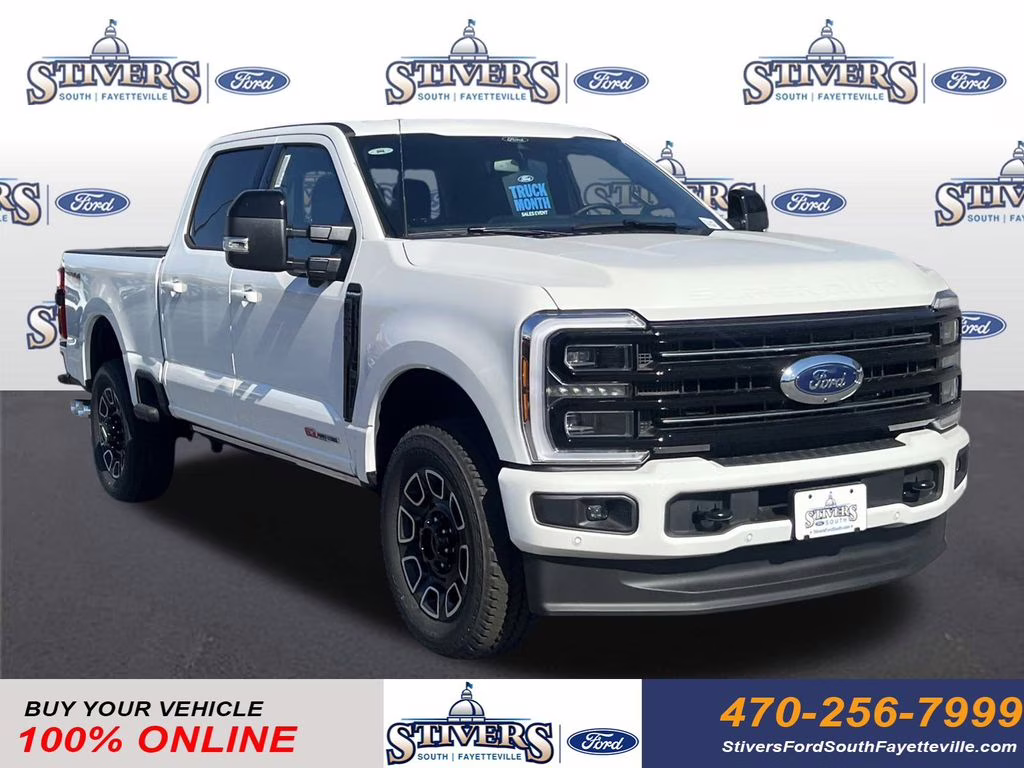 2026 White Metallic Ford Super Duty F-250 SRW Platinum 4X4 Truck