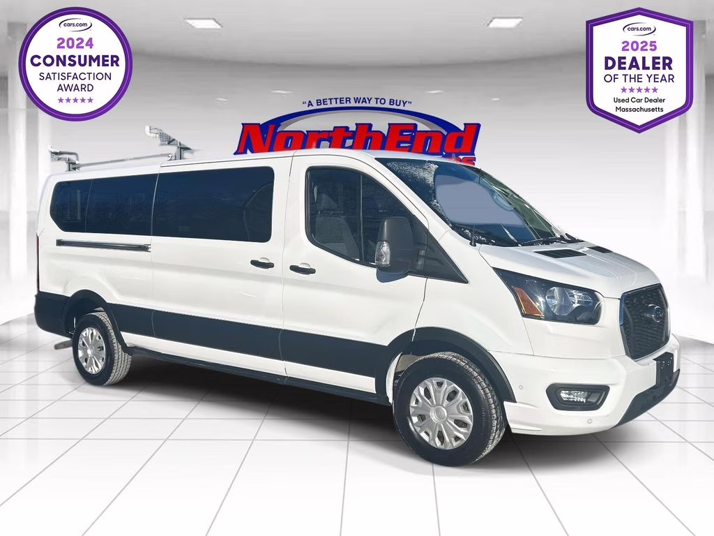 2023 Oxford White Ford Transit-350 XLT RWD Crossover