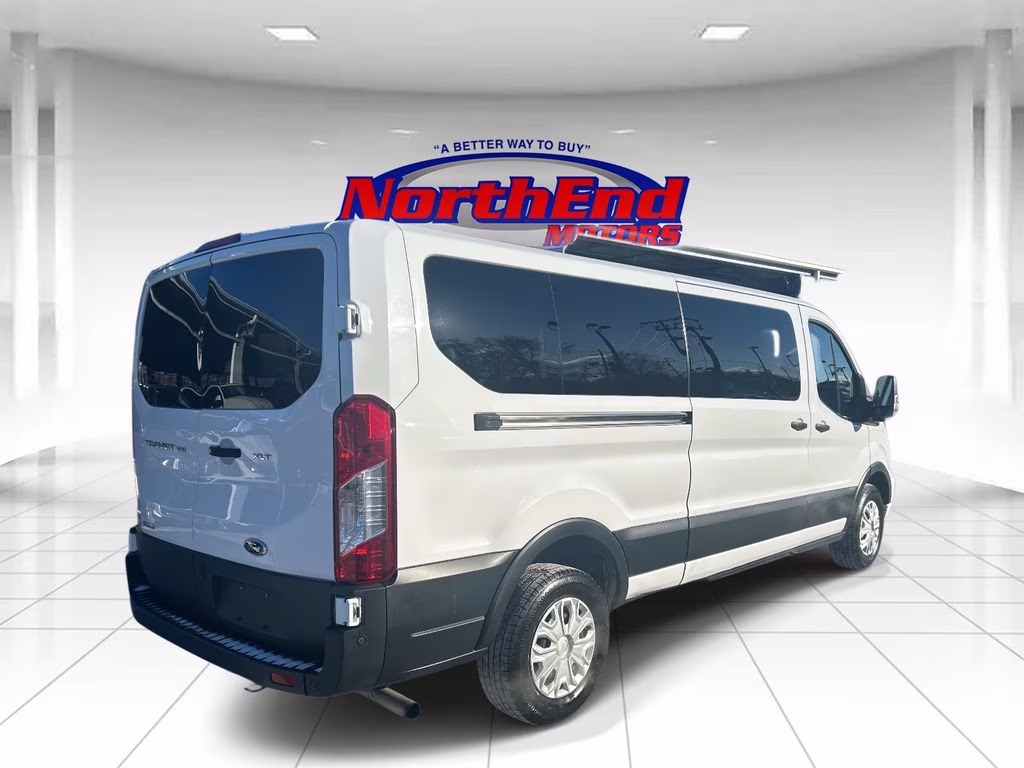 2023 Oxford White Ford Transit-350 XLT RWD Crossover