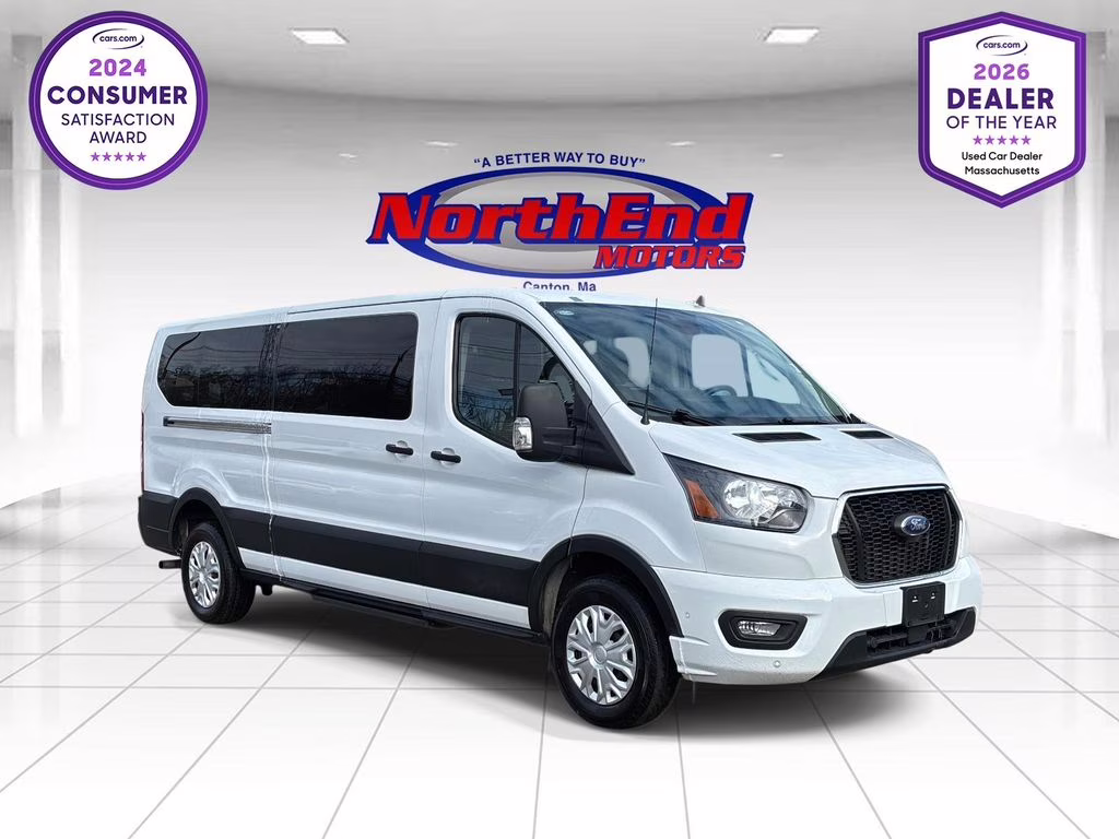 2023 Oxford White Ford Transit-350 XLT RWD Crossover
