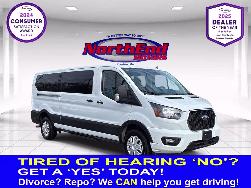 2023 Oxford White Ford Transit-350 XLT RWD Crossover