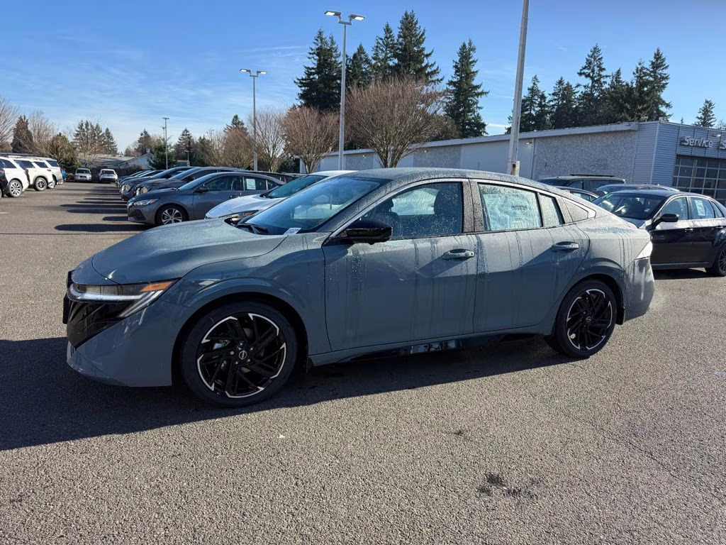 2026 Atlantic Gray Metallic Nissan Sentra SR FWD Sedan