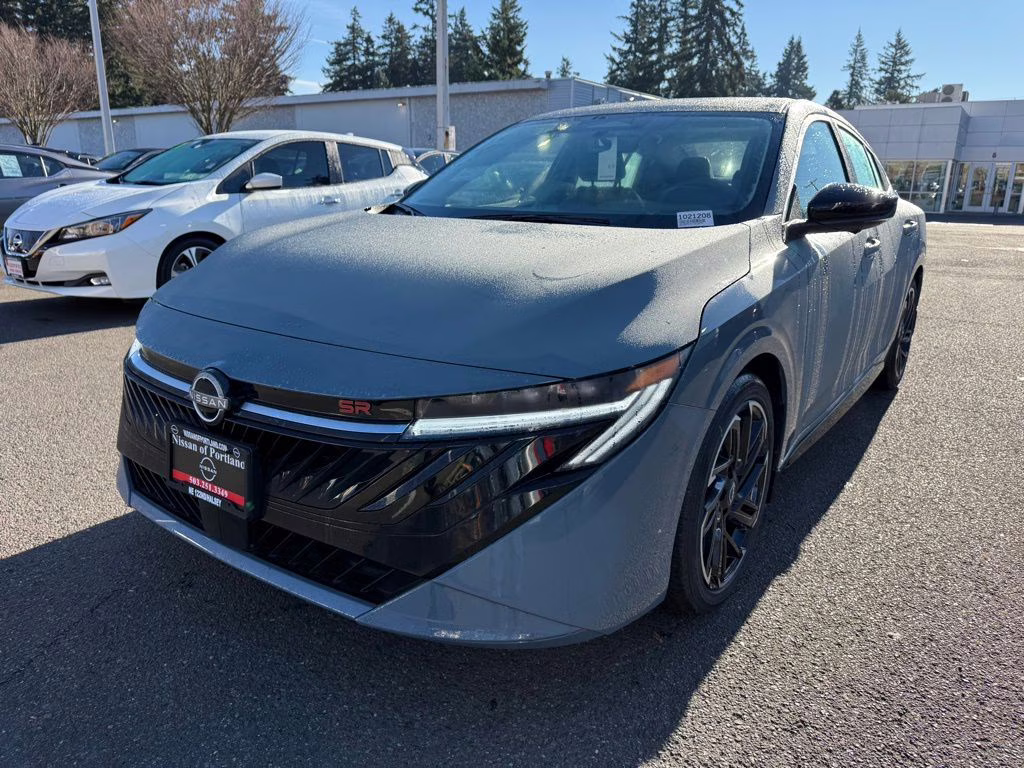 2026 Atlantic Gray Metallic Nissan Sentra SR FWD Sedan