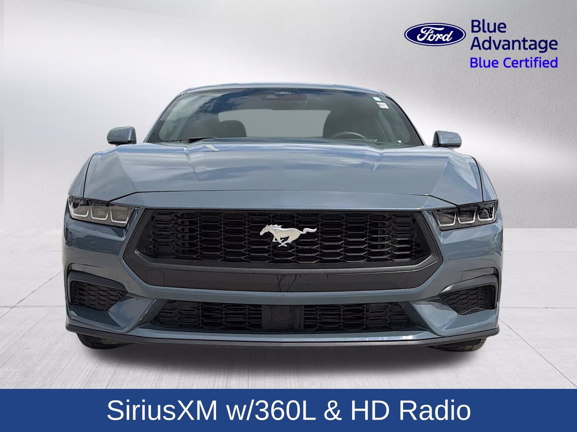 2025 Vapor Blue Metallic Ford Mustang EcoBoost RWD Coupe