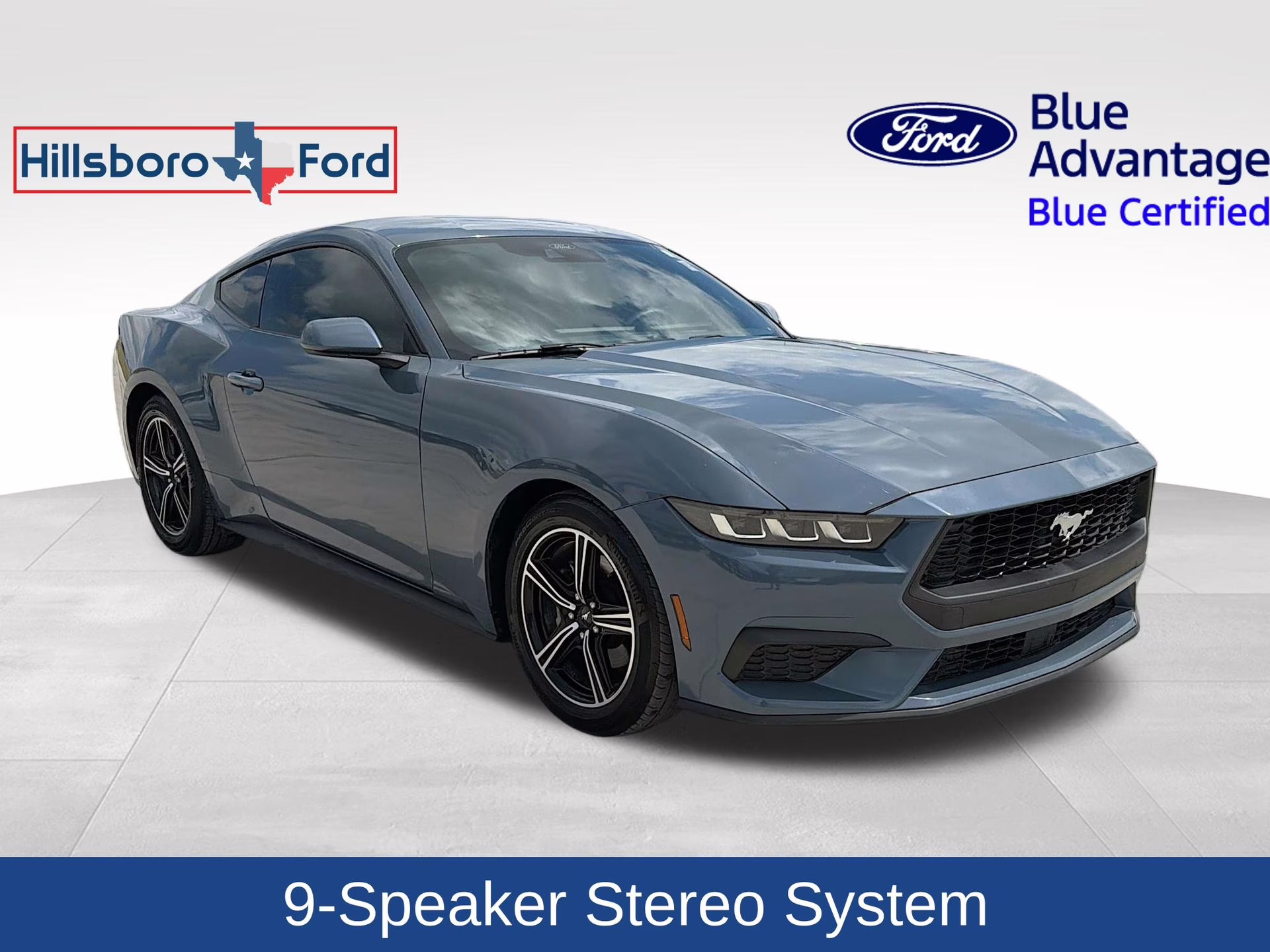 2025 Vapor Blue Metallic Ford Mustang EcoBoost RWD Coupe