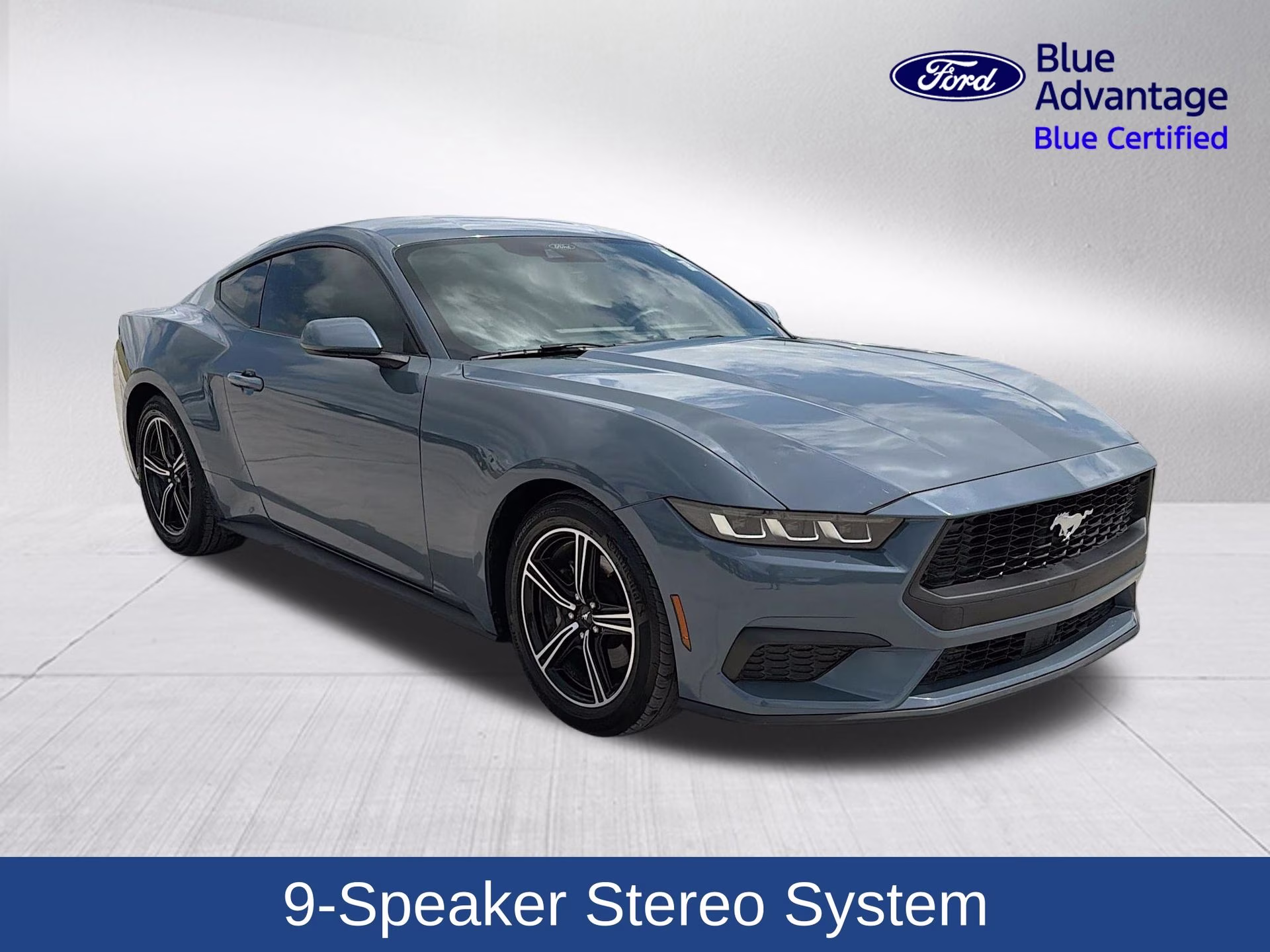 2025 Vapor Blue Metallic Ford Mustang EcoBoost RWD Coupe