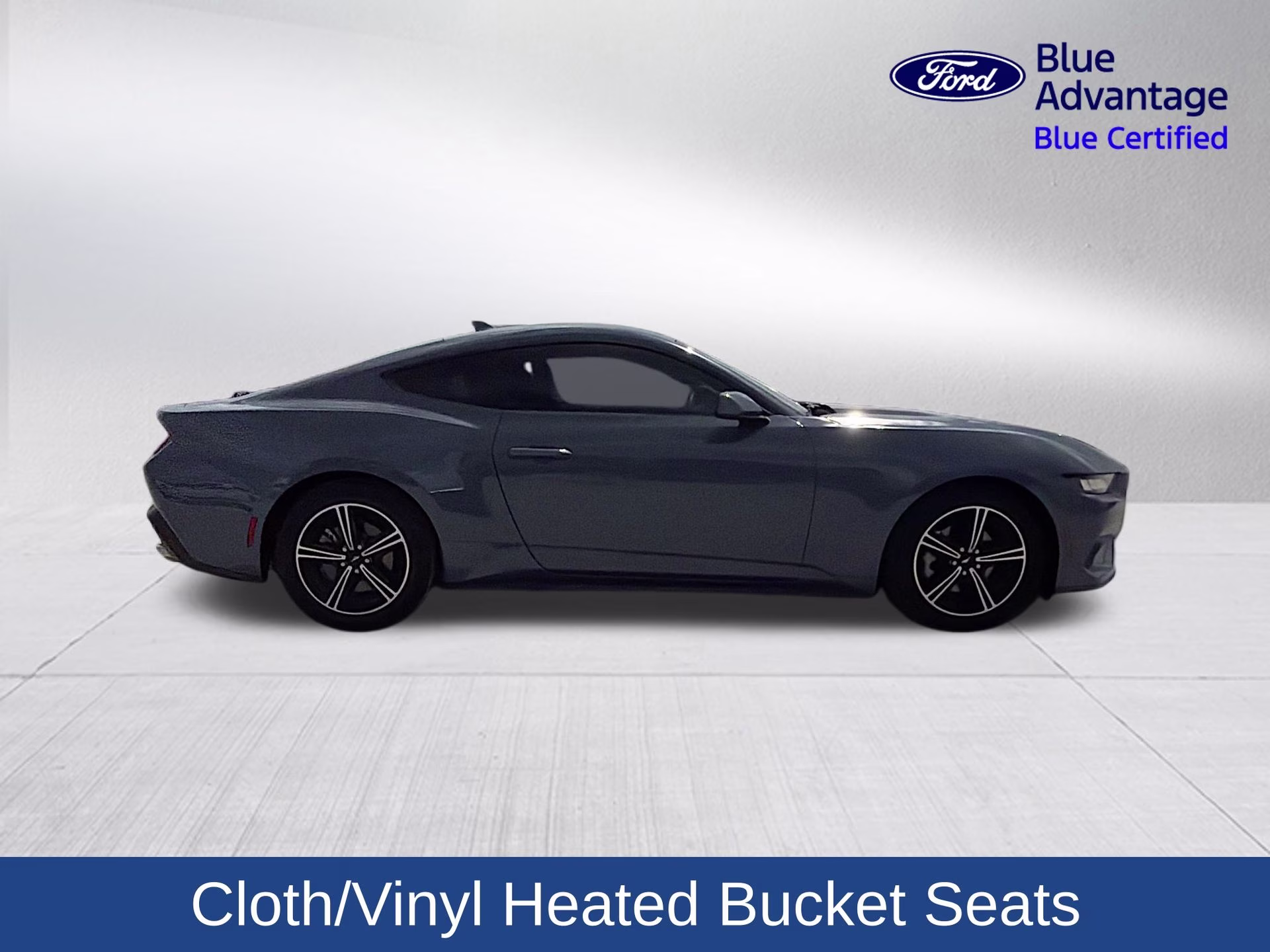 2025 Vapor Blue Metallic Ford Mustang EcoBoost RWD Coupe