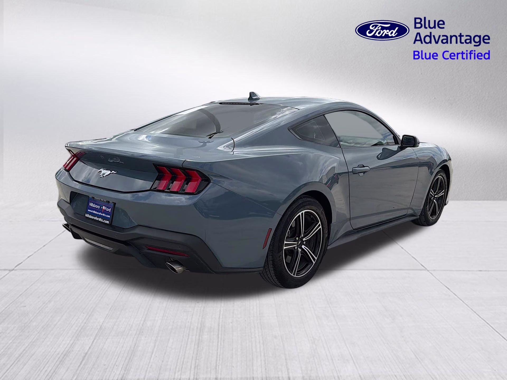2025 Vapor Blue Metallic Ford Mustang EcoBoost RWD Coupe
