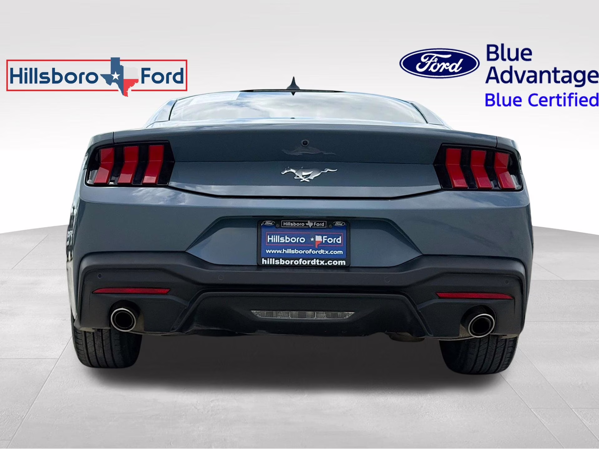 2025 Vapor Blue Metallic Ford Mustang EcoBoost RWD Coupe