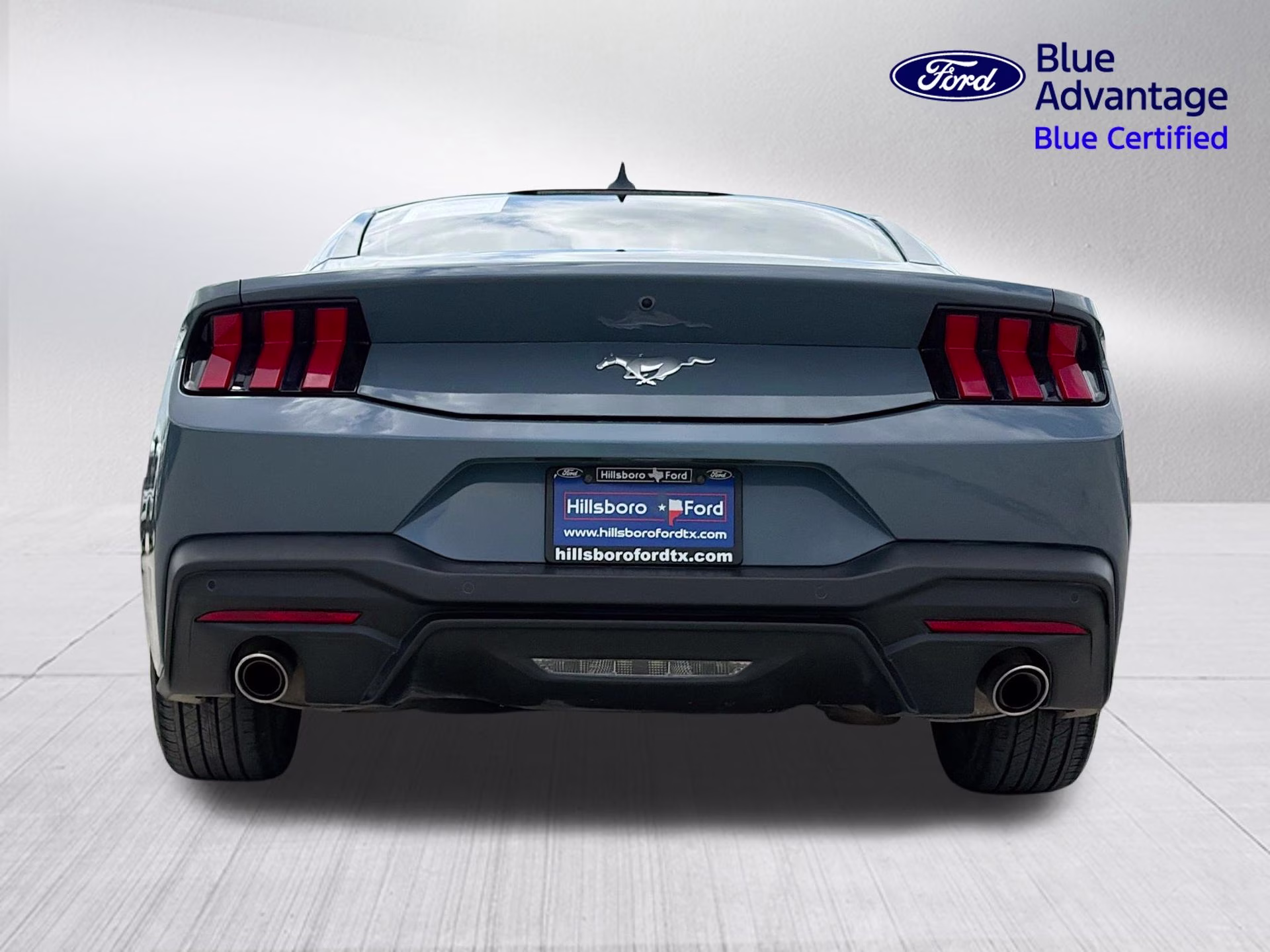 2025 Vapor Blue Metallic Ford Mustang EcoBoost RWD Coupe