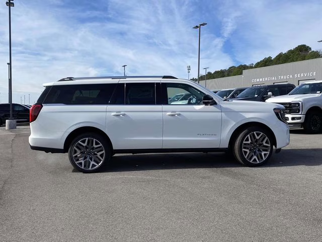 2026 White Metallic Ford Expedition Max Platinum 4X4 SUV